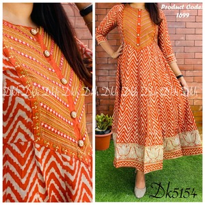 Ropa de fiesta festiva tradicional, bordado de Reyon Anarkali, proveedor largo, de compras en línea, la mayoría de tendencias - Product Image 6