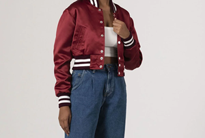 Veste universitaire à logo d'équipe personnalisé pour hommes, col montant, fermeture à glissière, logo avant personnalisé pour les taureaux, vestes style Chicago pour - Product Image 3