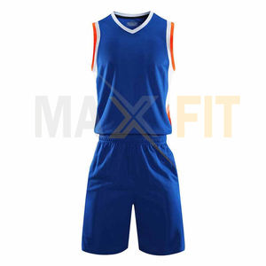 เสื้อบาสเก็ตบอลสำหรับผู้ชายไซส์พิเศษ Maxfit ชุดเสื้อและกางเกงขาสั้นระบายอากาศ - Product Image 4