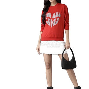 Nueva Sudadera de Invierno para Mujer 2025, Mezcla de Poliéster/Algodón, Ecológica, Antiarrugas, Informal, Estilo Hip Hop, Cuello Redondo - Product Image 4