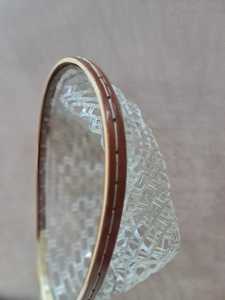 Vente en gros Filet de pêche à la truite Filet de pêche à la mouche Cadre en bois Filet d'atterrissage de poisson avec maille en caoutchouc souple transparent - Product Image 3