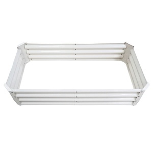 OEM ODM High Quality Large Galvanized Steel Planter Kits Weather-resistant Oval Metal Raised Garden Bed with Long Root for Home - Product Image 2