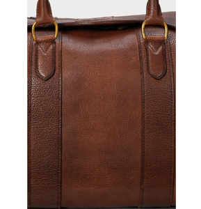 Sac de sport en cuir imperméable de grande capacité de luxe Sangle de transport réglable Sac de sport de voyage multifonctionnel Doublure en polyester - Product Image 4