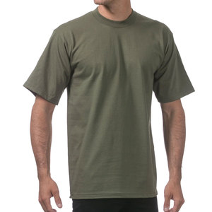 NEXT Level เสื้อยืดธรรมดาไซส์ใหญ่พิเศษสำหรับผู้ชาย, เสื้อยืดลำลองทรงหลวมสีเรียบใส่พอดีตัว - Product Image 3