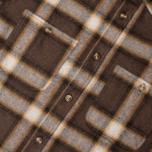 Camisas de Franela para Hombre al por Mayor, de Alta Calidad, Tela de Algodón Transpirable, Camisas Personalizadas para Hombre - Product Image 5