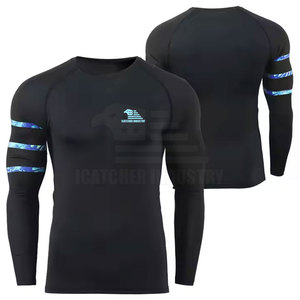 Top Venta Mejor Producto Rash Guard En Manga Larga Último Diseño MMA Wear personalizado Color Rash Guard - Product Image 2