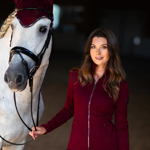 Womens waterproof horse riding jacket breathable stretch fabric stylish <b>equestrian</b> outerwear for training competition jacket - Product Image 5