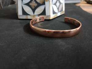 Brazaletes de cobre Nueva llegada 2024 Pulsera de cobre hecha a mano Brazalete de cobre sólido puro - Product Image 5