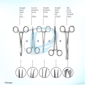 ชุดเครื่องมือผ่าตัดยอดนิยม ชุดเครื่องมือผ่าตัดสแตนเลส เครื่องมือแพทย์ ชุดเครื่องมือผ่าตัด - Product Image 6