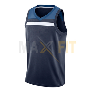 เสื้อบาสเก็ตบอลผ้าเจอร์ซีย์แห้งเร็วระบายอากาศได้ดีดีไซน์ธรรมดาสีใหม่ล่าสุดสำหรับองค์กร Maxfit แบบกำหนดเองเพิ่มขนาดให้เลือก - Product Image 3