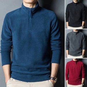 Vestes coupe-vent pour hommes Double face polaire hommes hiver chaud épais veste pull sweat-shirt pour hommes - Product Image 2