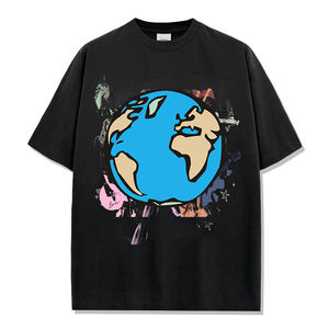 Camisetas de hombre de manga corta de algodón con estampado personalizado DTG DTF para entrenamiento de gimnasio verano Casual uso diario entrenamiento de verano de moda - Product Image 4