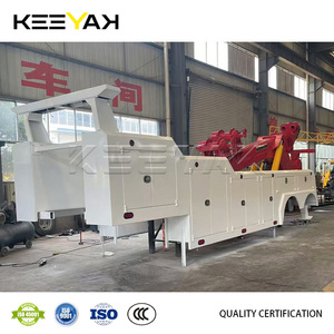 Sécurité sécurisée 35 tonnes Rotator Wrecker Body 360 degrés Heavy Duty Wrecker Tow Truck Body avec 4 étages de levage Grue Factory OEM - Product Image 6