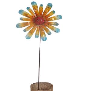 New Design Flower Leaf Shaped <b>Garden</b> Stick Wholesale Metal <b>Garden</b> <b>Stake</b> Elegant Iron Flower Plant Stick Durable Quality - Product Image 1