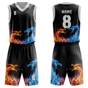 Uniformes de basket-ball pour hommes de haute qualité Conception de sublimation complète personnalisée pour les équipes collégiales Respirant Saison d'été Approprié - Product Image 5