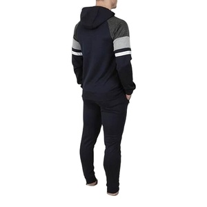 Ensemble de survêtement personnalisé pour homme, 100% coton, pantalon de survêtement à double taille, ensemble de sweat-shirt à fermeture éclair - Product Image 3