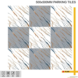 Azulejos de estacionamiento de porcelana 40x40cm Área exterior 400x400mm Azulejo de pavimentación Pisos exteriores Azulejos de porcelana Estacionamiento de porcelana - Product Image 1