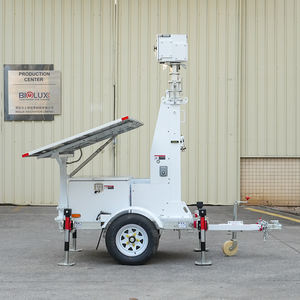 Caméras intelligentes contrôlées par application, petite remorque, tour de vidéosurveillance solaire mobile HiSITE pour la surveillance à distance - Product Image 3