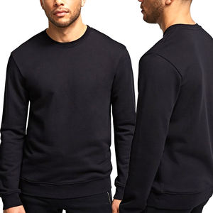 Ensemble de survêtements tendance avec logo personnalisé pour hommes, sweat-shirt à col rond 100% coton confortable et unique pour le jogging d'hiver - Product Image 6