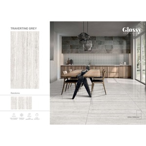 กระเบื้องหินอ่อนขัดเงาขนาด600x1200มม. ห้องนั่งเล่น24x48in โมร็อกโก - Product Image 3