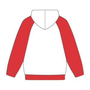 Autism Awareness Chenille Embroidery <b>White</b> Raglan Sleeves Pullover Hoodie Unisex Cotton Fleece <b>Sweatshirt</b> Autism Design - Product Image 3