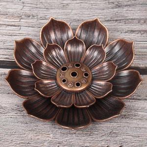 กระถางธูปโลหะบัวแบบพกพาที่วางธูปที่บ้าน - Product Image 3