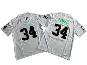 Camiseta de uniforme de entrenamiento de fútbol americano con ajuste holgado de tela de poliéster ligero ideal para prácticas de equipo y ropa de gimnasio - Product Image 3