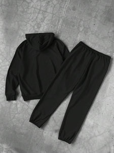 OEM Custom Embroidered 100% Cotton <b>Men's</b> Tracksuits High Quality Heavyweight Printed Winter Wear Plus Size for <b>Men</b> for <b>Christmas</b> - Product Image 2