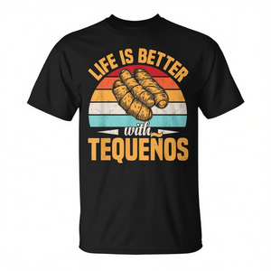 T-shirt promotionnel Tequenos, plat de cuisine vénézuélienne - Product Image 2