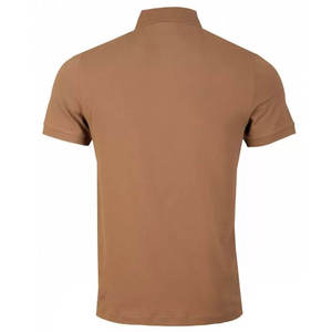 Polo de sport de qualité supérieure pour hommes polo uni design pour hommes polo de couleur marron 2025 - Product Image 3