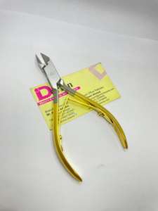 Cortaúñas profesional medio chapado en oro para dedos de los pies, cortadores de acero inoxidable con logotipo personalizado, podología, podología, uñas gruesas de alta resistencia - Product Image 5