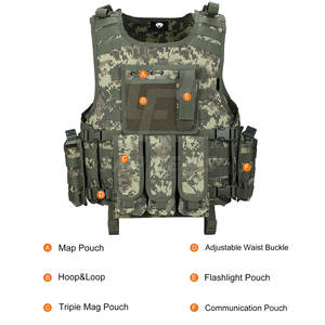 Nueva llegada Venta caliente Chaleco táctico Ropa al aire libre Chaleco táctico Venta en línea Chaleco táctico único - Product Image 2