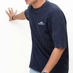 Camiseta de gran tamaño de alta calidad de etiqueta privada Cantidad a granel Camiseta de gran tamaño de algodón a la venta - Product Image 1