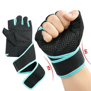 Custom Non Slip Half Finger Weightlifting <b>Gloves</b> Neoprene Gym Palm Support Training <b>Gloves</b> For Men Women OEM Fitness <b>Gloves</b> - Product Image 2