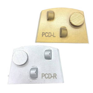 Giày Mài PCD cấp nhà thầu LAVINA với 2 đầu PCD nửa vòng và 1 nút kim cương tròn tương thích phù hợp với edco và onfloor - Product Image 3