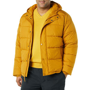 Veste d'hiver pour homme OEM ODM, imperméable, respirante, séchage rapide, isolée, en toile, décoration vintage, grande taille, à capuche, 100% duvet - Product Image 4