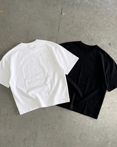 Camisetas Blancas Plegadas de Algodón Grueso de 260 g/m², Personalizadas al por Mayor, Impresión Puff, Serigrafía, Logotipo Directo en la Prenda - Product Image 5