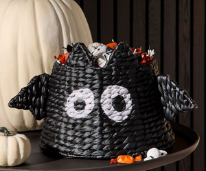 Panier de rangement en forme d'animal en jacinthe d'eau naturelle Porte-articles décoratifs de cuisine en osier pour les vacances - Product Image 4