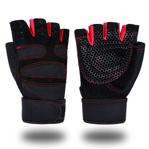High Quality Workout Gloves Fitness <b>Gym</b> Sports Training Leather Weight Lifting Gloves With <b>Wrist</b> <b>Wrap</b> <b>Gym</b> Weightlifting Gloves - Product Image 4
