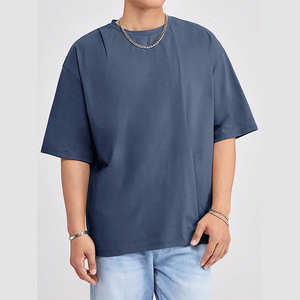 Camiseta de Algodón 100%, 190 g/m², Holgada, Informal, Multicolor, al por Mayor, con Logotipo OEM Personalizado, Diseño en Blanco, Unisex, para Hombre, para Fitness - Product Image 1