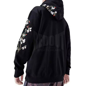 Sweat-shirts amples brodés en coton 100% à séchage rapide, fabriqués au Pakistan, sweat-shirts amples brodés - Product Image 4