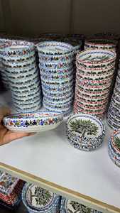 ชามเซรามิครูปหัวใจเคลือบด้าน ไม่เคลือบเงา ลายตาปีศาจ สำหรับใส่ขนม น้ำหนัก 0.4 กก. รุ่น 185 ยี่ห้อ DAFNI ผลิตด้วยมือ สำหรับงานปาร์ตี้ - Product Image 4