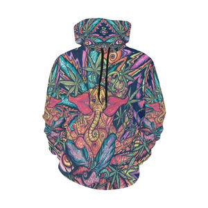 High Quality 30% Cotton 70% Polyester <b>Teenagers</b> Customized Pullover Sublimation DTG <b>Hoodies</b> Basics Cotton Blended Hoodie - Product Image 1