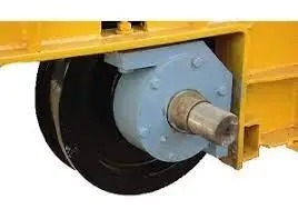 Nouvelle grue à portique EOT, chariot de levage industriel, pièce de rechange, fournisseur OEM, roue de grue en métal robuste et durable - Product Image 2