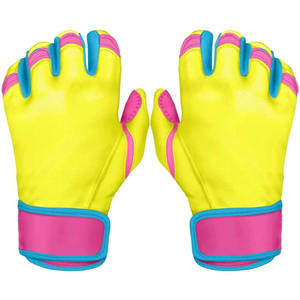 ถุงมือเล่นซอฟต์บอลสำหรับผู้ชายถุงมือดิจิทัลหนังแพะดีไซน์ซับลิเมตระดับมืออาชีพ - Product Image 3