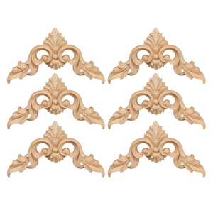 แผ่นไม้แกะสลักสำหรับตกแต่งเฟอร์นิเจอร์ไม้เนื้อแข็งหรูหราสำหรับศิลปะการปะติดเฟอร์นิเจอร์การออกแบบบ้านเหนือกาลเวลา - Product Image 1