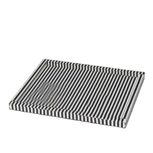 Elégant plateau en bois incrusté d'os personnalisé personnalisé avec des motifs uniques, parfait pour la décoration intérieure de luxe et les cadeaux de fête - Product Image 4