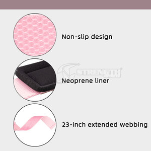 Premium Lifting Straps Soft Padded <b>Wrist</b> <b>Support</b> <b>For</b> Intense Strength Training Weight Lifting Straps - Product Image 5