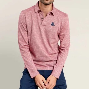 Camiseta Informal de Fibra de Bambú Transpirable para Hombre con Logotipo Personalizado, con Dos Botones y Estampado Personalizado en Tela Jersey - Product Image 3