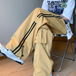 OEM Logo personnalisé Design All-Match Pantalon de salopette droite à rayures pour jeunes Décontracté Léger Épaisseur - Product Image 6